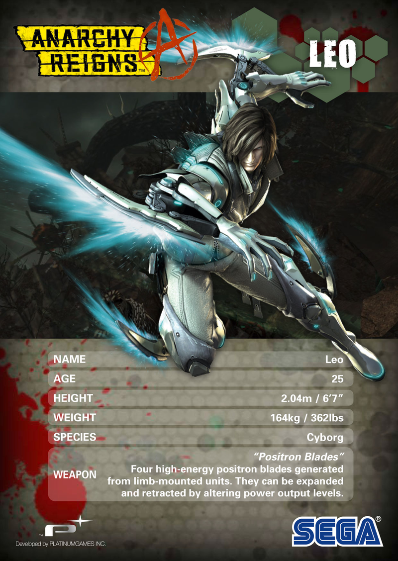Illustration for article titled Fear the Positron Blades of Anarchy Reigns' Leo